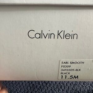 Mens new black lace up in box by Calvin Klein